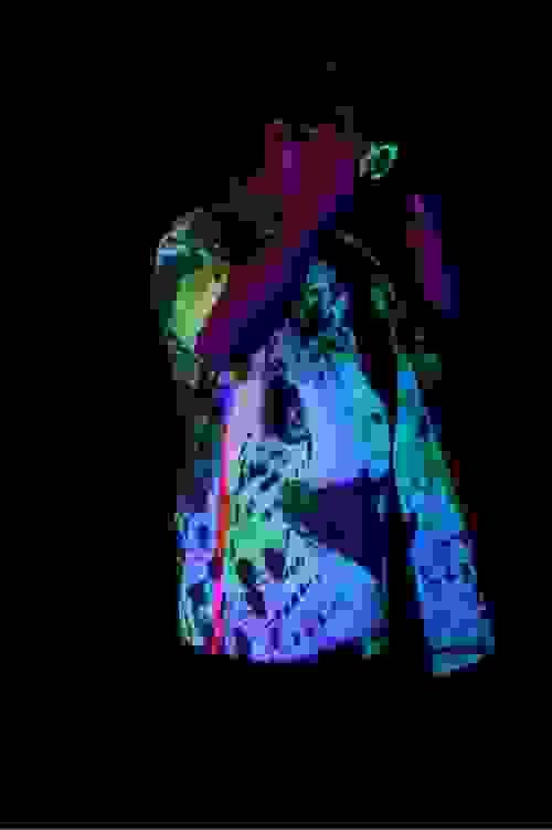 Leopard Silence Blacklight Hawaiian Printed Shirt