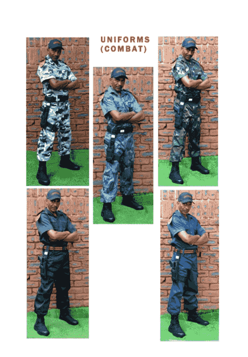 Security combat uniform
