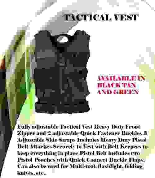 Fully Adjustable Tactical Vest