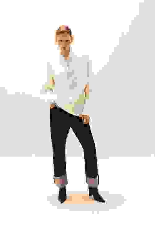 Soft wool two-way sweater