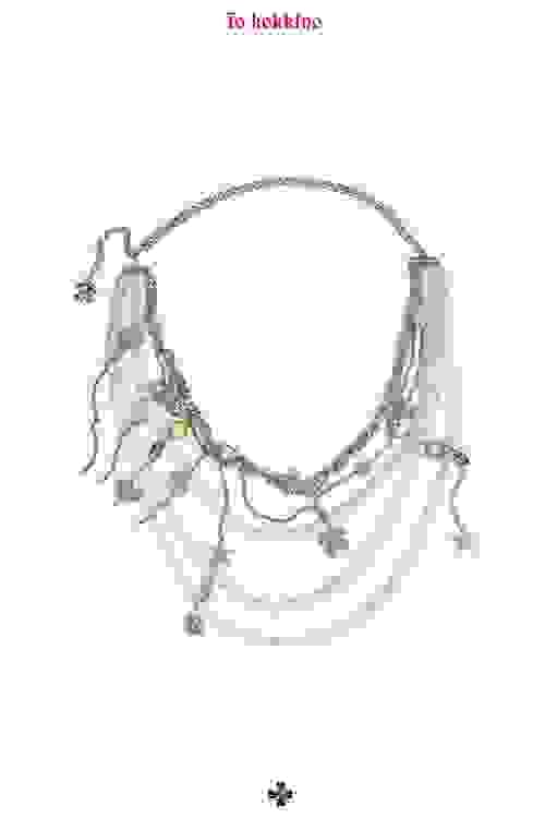 tokokkino* Pearl Starry Gemstone Waist Chain