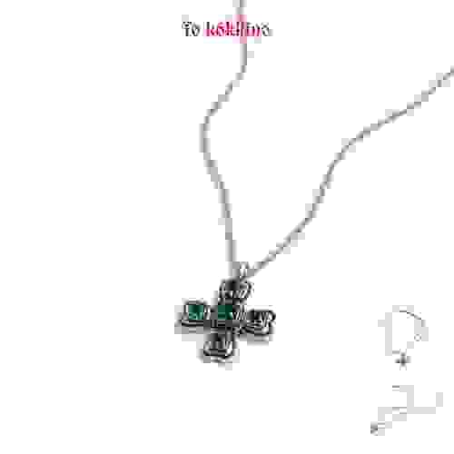 tokokkino* Mini Classic Four-Sided Bowknot Necklace