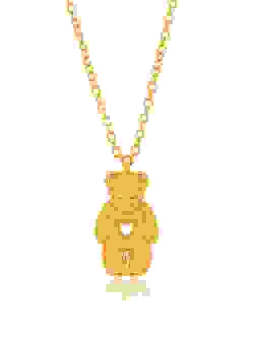 Vintage bear biscuit necklace 