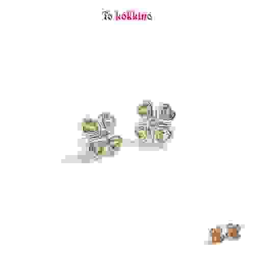 tokokkino* Classic Bowknot Gemstone Stud Earrings