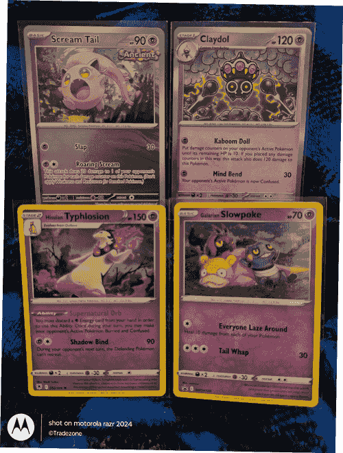 *Psychic Bundle* (Slowpoke, Typhlosion, Scream Tail, Claydol)