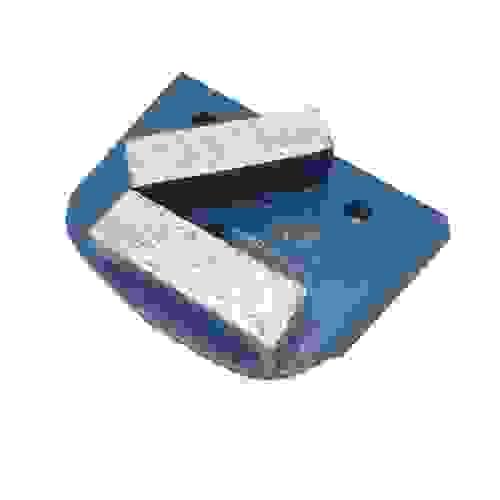 2-Bar Metal Grinding Shoe (Threaded 3-Hole) for Lavina Grinder — Stable Cut + Scratch Control