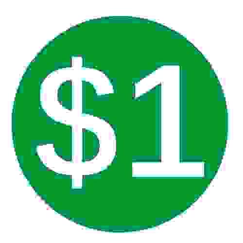 1 usd for replacement order