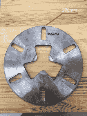 270mm QC Plate for htc grinder to use husqvarna/scanmaskin metal tools  