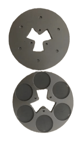 3 PCS 11" 280mm Customized Plates for HTC EZchange SASE To Take Resin Bond Tooling Polishing Pad