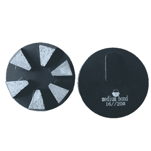 Concrete Grinding Metal Disc for Terrco Grinder | 6 Segment