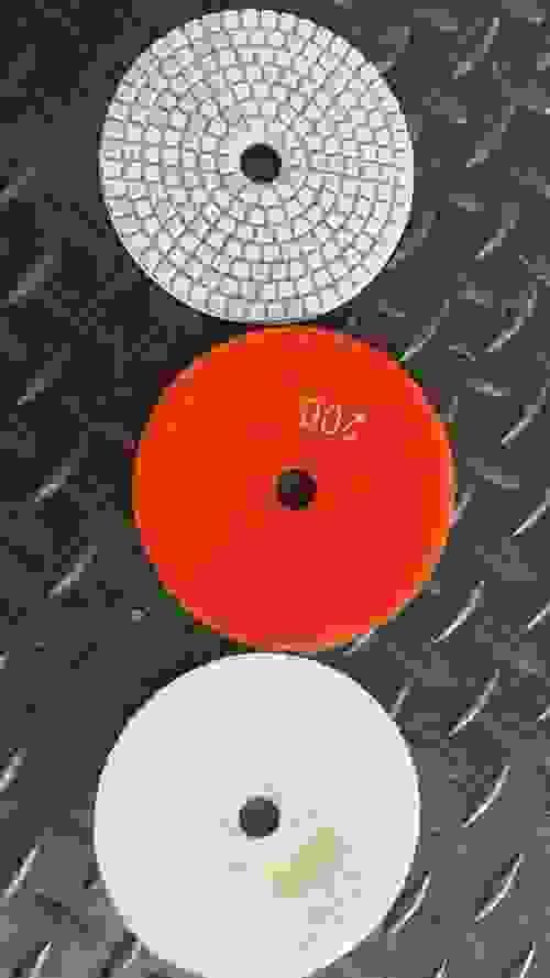 300 pcs 4 inch  diamond polishing pad for Marble sintered  travertine  quartz concrete