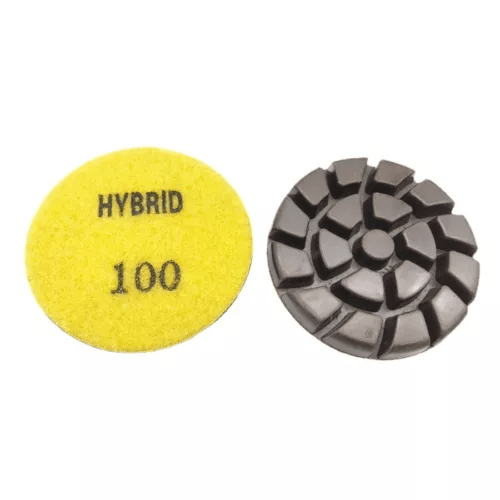 3" Hybrid Diamond Concrete Pad | Transitional Grinding | Wet/Dry Polishing Tool