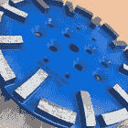   250mm 20-Segment 12mm-thick Concrete Diamond Grinding Disc Plate Tools