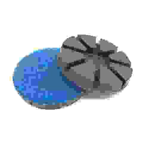 9 PCS 3" Hybrid Diamond Concrete Grinding Pads | Metal & Copper Bond Options | Transitional Polishin