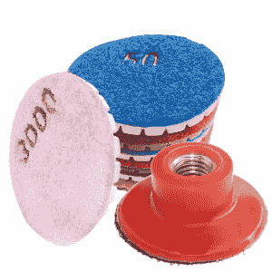 2" (50mm) Wet Diamond Polishing Pad | Small Grinding Disc Stone Concrete