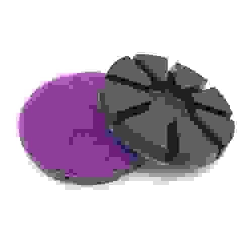 3” (80mm) Hybrid Transition Pad for Concrete — Removes Metal Scratches Fast (Dry Use)