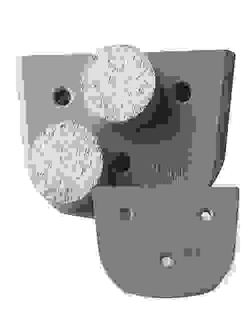 QC Double Button Diamond Concrete Grinding Segment Puck Shoe Tools Tooling for lavina grinder 