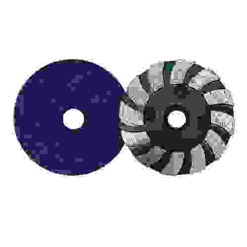 4"  Metal Diamond Tools Grinding Cutting Wheel Disc Polishing Pad for Concrete Grinder polisher