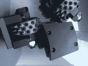 45 tips Fast Change Bush Hammer Roller Wheel for U.S Saws. VSG 10 Concrete Grinder Fit Syntec 
