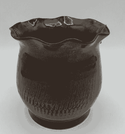 Ridged Vase
