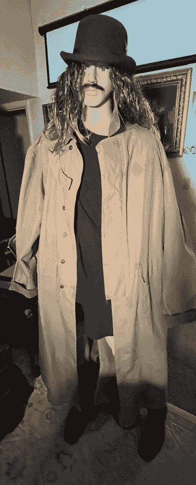 Scully Long Coat - Tan Men's Cotton Duster - Winter Wear - Size 2XL