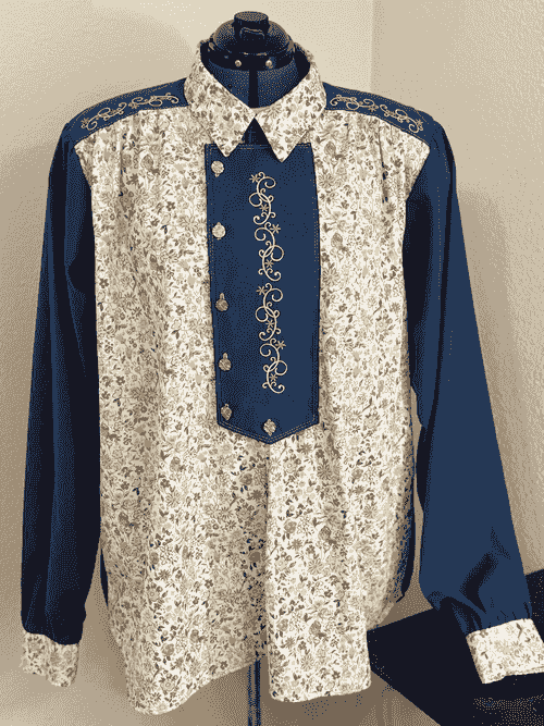 Men's Semi-Custom or Custom "Fancy" Ordered Shirt - Size range limited from Large to size XXL 