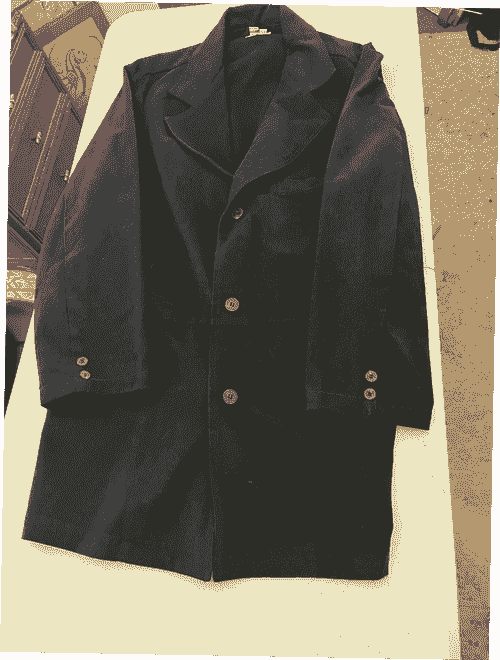 New - Wah Maker Frontier Blazer Black Western Gunfighter Coat/Jacket - Size 46R