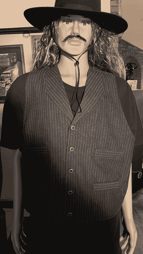 NEW - Frontier Classics Men's Gunfighter Vest  - Size XL - Fast Shipping! 