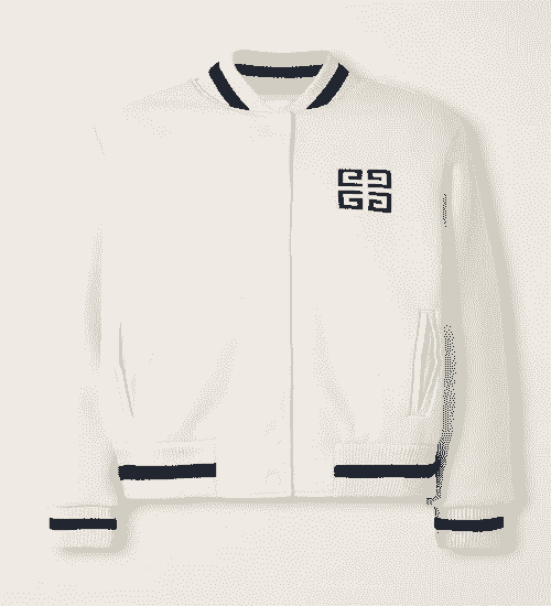 ANT-Hello Embroidered wool felt bomber jacket