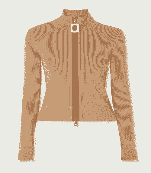ANT- Ribbed Cotton-Blend Cardigan