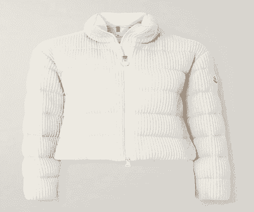 ANT-Hello Quilted ribbed metallic cotton down jacket.