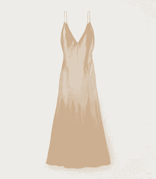 ANT-Backless Panelled Silk-Satin Gown