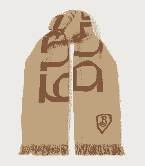 ANT-HEllo Alpaca wool blend scarf with fringe