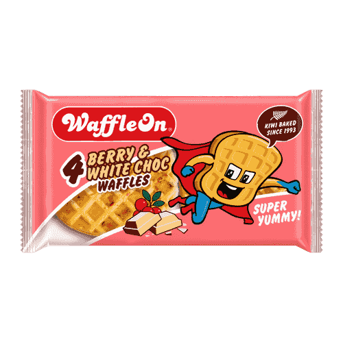 Waffle On 4pk - Berry & White Chocolate