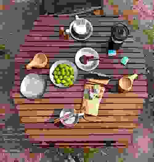 wooden EggRoll Table