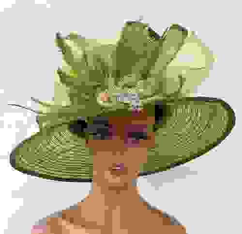 Olive Green English Hat