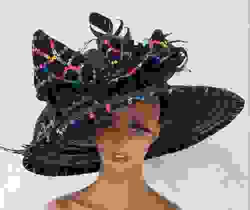 Black English Hat