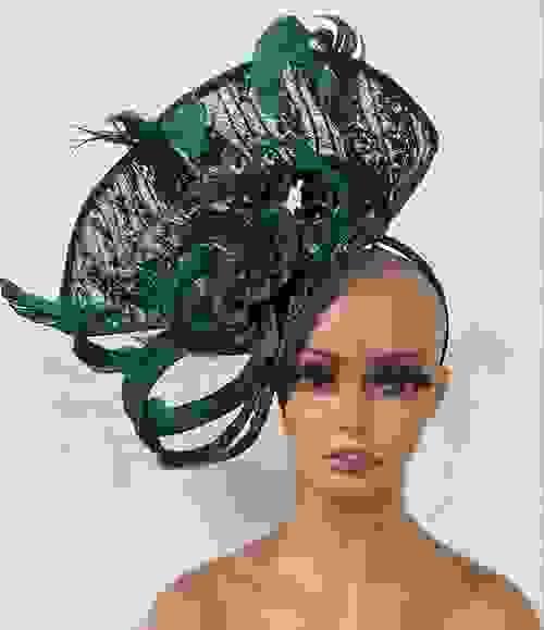 Green Fascinator 