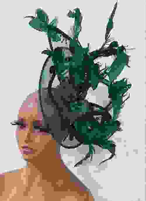 Green Fascinator 