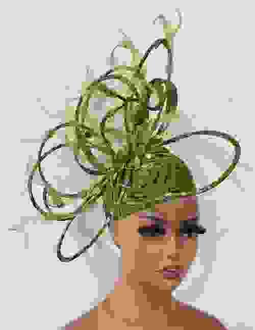 Green Fascinator 
