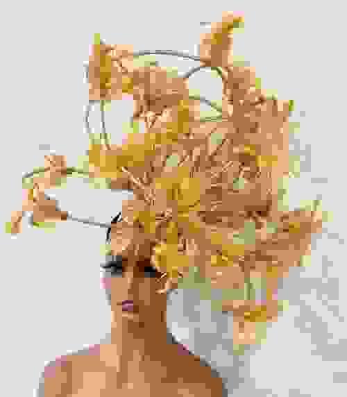 Gold Fascinator 