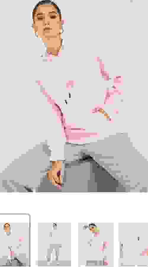 Fit hoodie pink