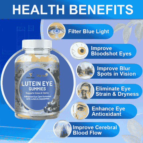Daynee Lutein Eye Gummies 60 Vegan Gummies 护眼软糖