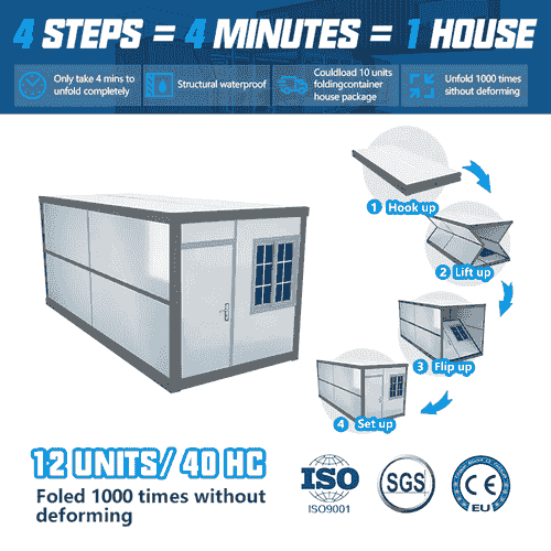 Standard Prefab Folding Container House 