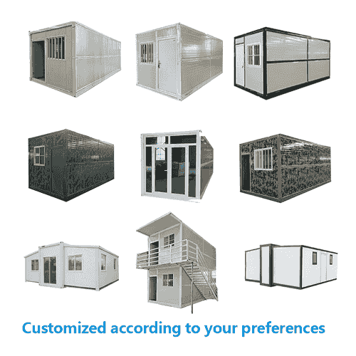 20 ft Flat Pack Container Shipping Container Houses Ready to Living Prefabricated Modular House