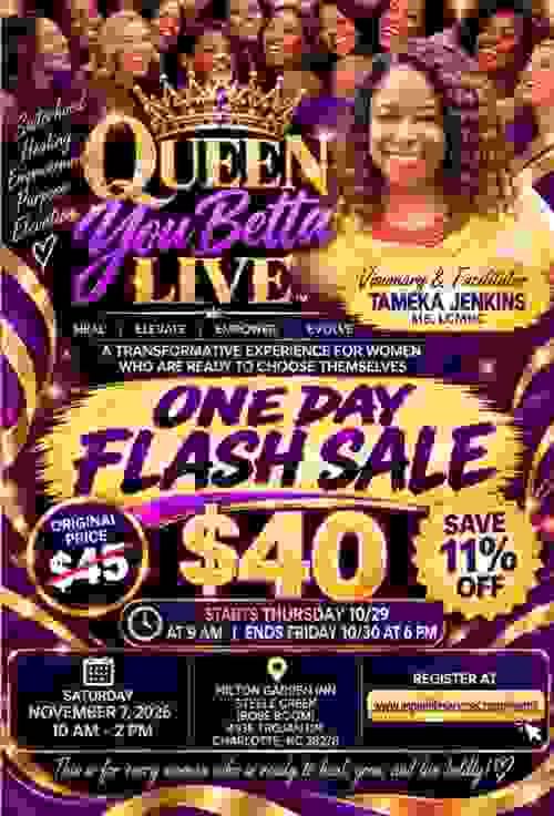 One Day Flash Sale: Queen you betta Live