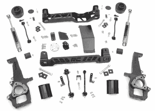 LIFT KIT ROUGH COUNTRY DE 4" PARA DOGE RAM