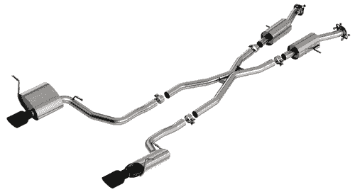  MUFLA BORLA DE Jeep Grand Cherokee 3.6L 