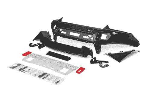 BUMPER DELANTERO RIVAL DE ISUZU DMAX 