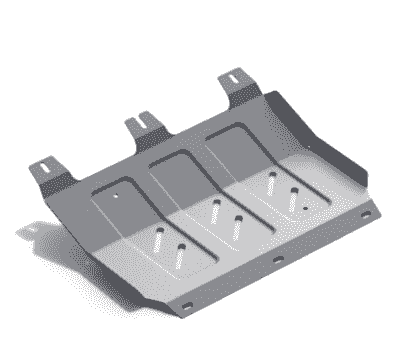 RIVAL SKID PLATE FOR TACOMA TRANSFER CASE 2016- GRAY
